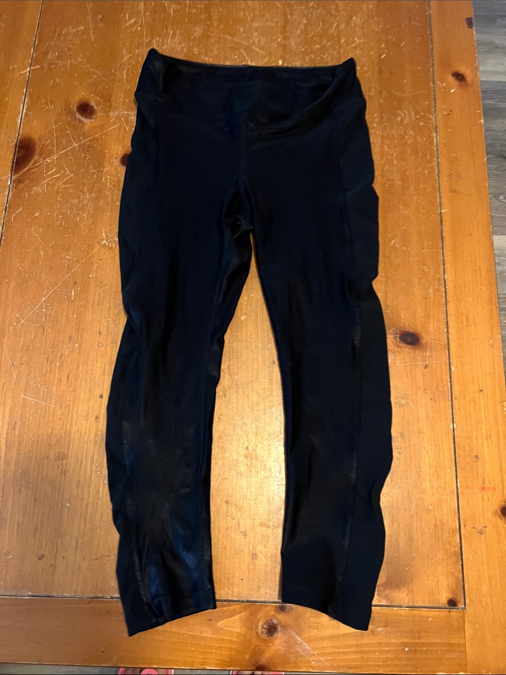 Sexy  Black Active capris Leggings